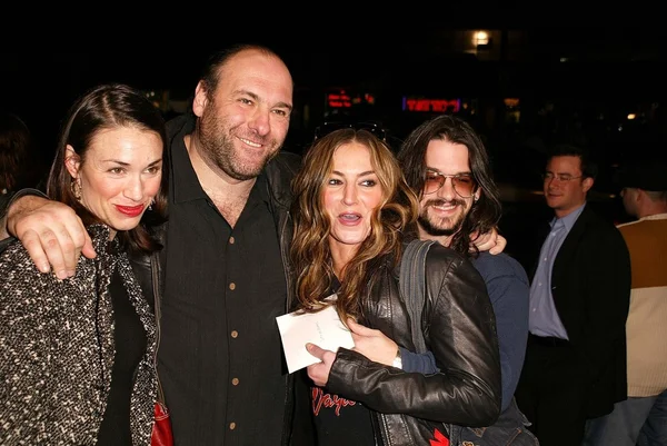 James Gandolfini y Drea De Matteo — Foto de Stock