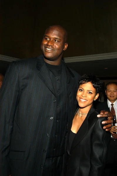 Shaquille O'Neal en vrouw Shaunie Nelson — Stockfoto