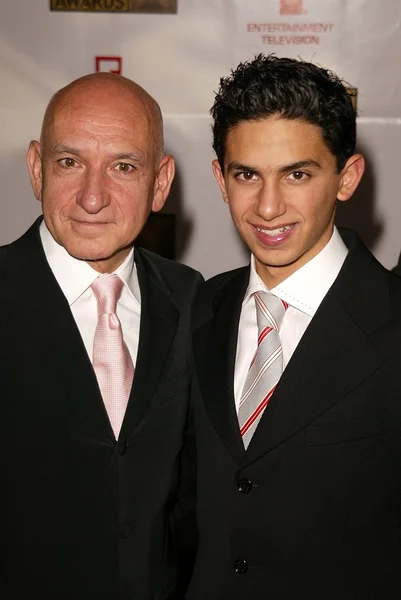 Sir Ben Kingsley and Jonathon Ahdout — Stock Photo, Image