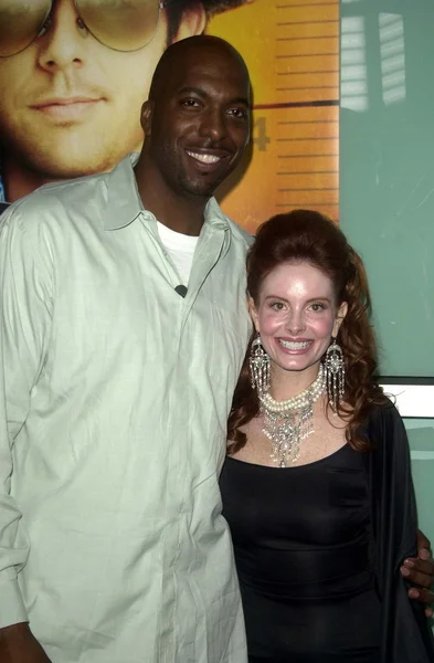 John Salley and Phoebe Price — Stock Photo, Image