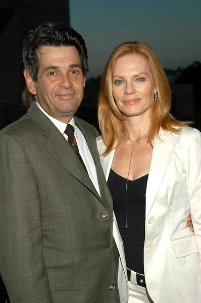 Alan Rosenberg and Marg Helgenberger — Stock Photo, Image