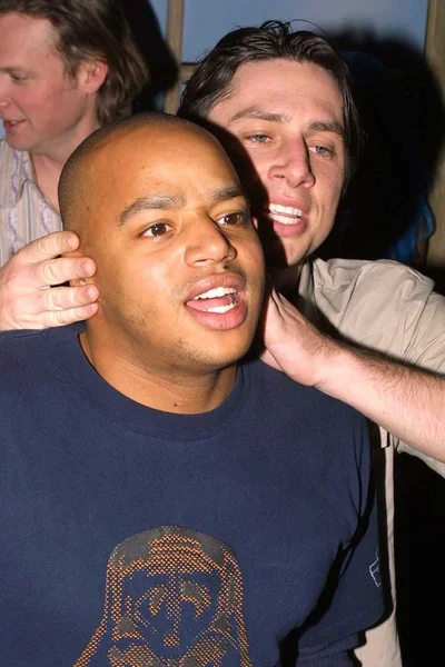 Zach Braff e Donald Faison — Fotografia de Stock