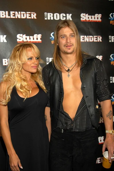 Pamela anderson och kid rock — Stockfoto