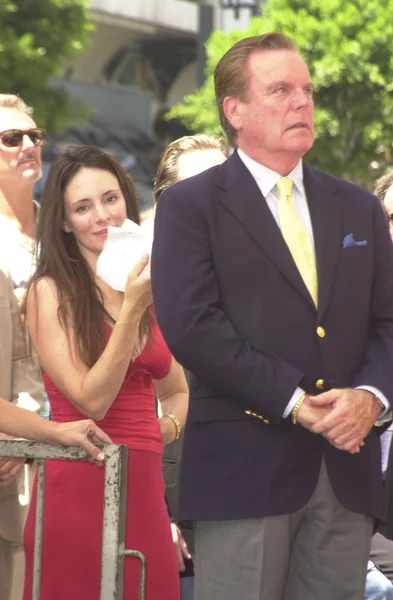 Madeleine stowe och robert wagner — Stockfoto