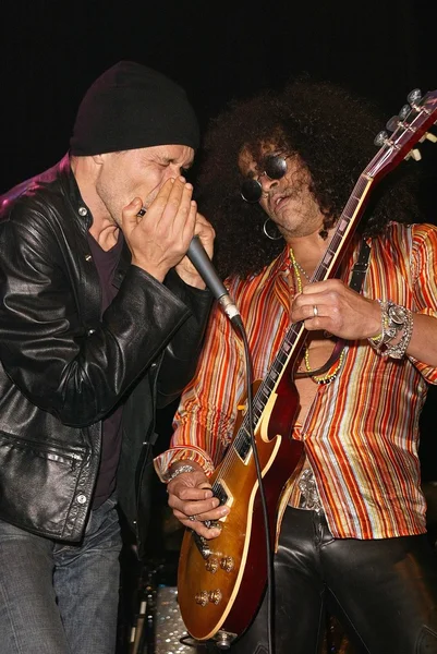 Michael Wincott และ Slash — ภาพถ่ายสต็อก