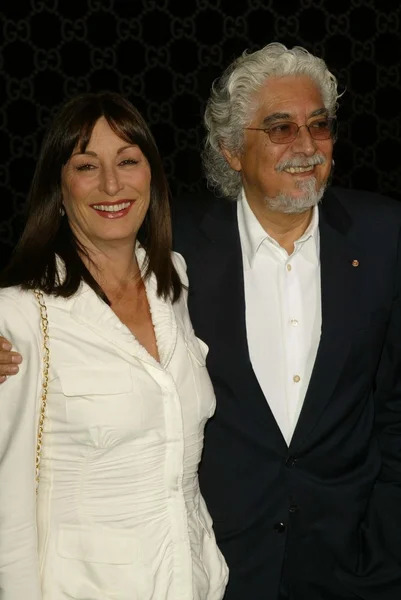 Angelica huston och robert graham — Stockfoto