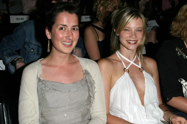 Anna Getty and Amy Smart Stock Image