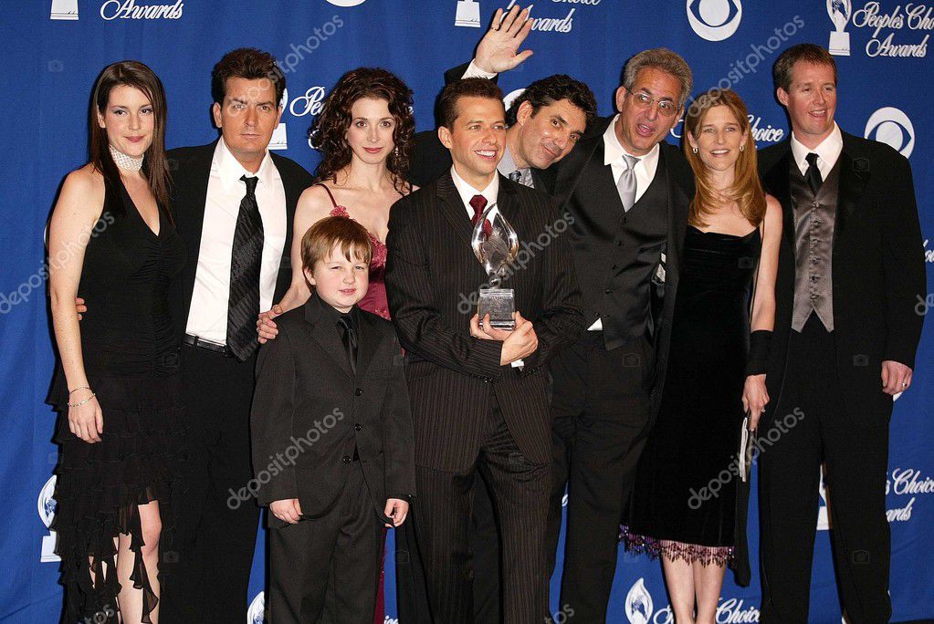 Cast Of Two And A Half Men Stock Editorial Photo