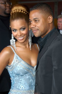 Beyonce Knowles and Cuba Gooding Jr. clipart