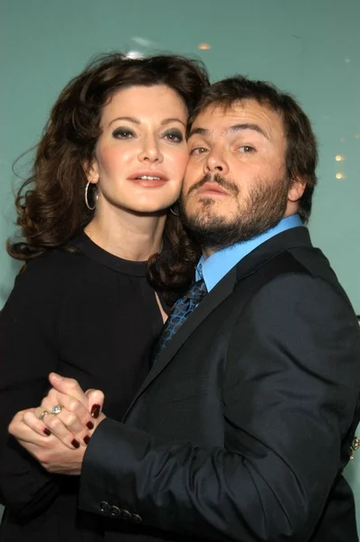 Jack Black e Laura Kightlinger — Fotografia de Stock