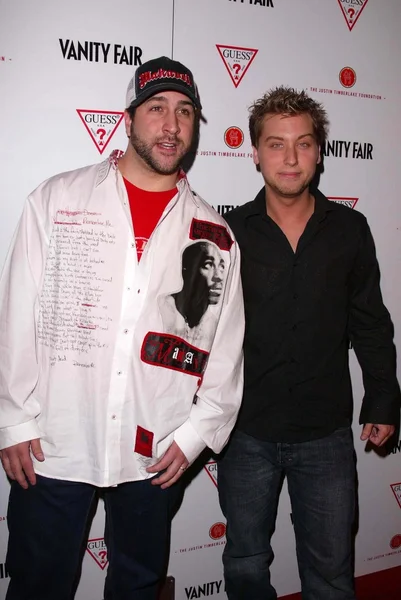 Joey Fatone und Lanzen-Bass — Stockfoto