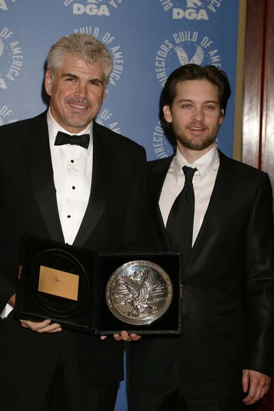 Gary Ross en Tobey Maguire — Stockfoto