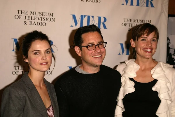 Keri Russell, J.J. Abrams and Jennifer Garner — Stock Photo, Image