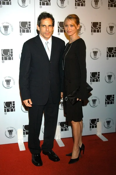 Ben Stiller y Christine Taylor — Foto de Stock