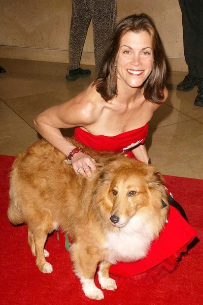 Wendie Malick and Murphy — Stock Photo, Image