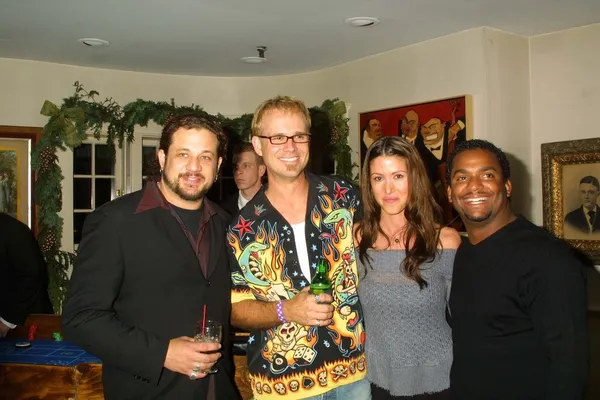 Joe Reitman, George Gray, Shannon Elizabeth and Alfonso Ribeiro — Stock Photo, Image