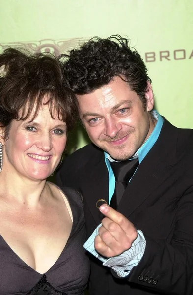 Andy Serkis and Lorraine Ashbourne — Stock Photo, Image