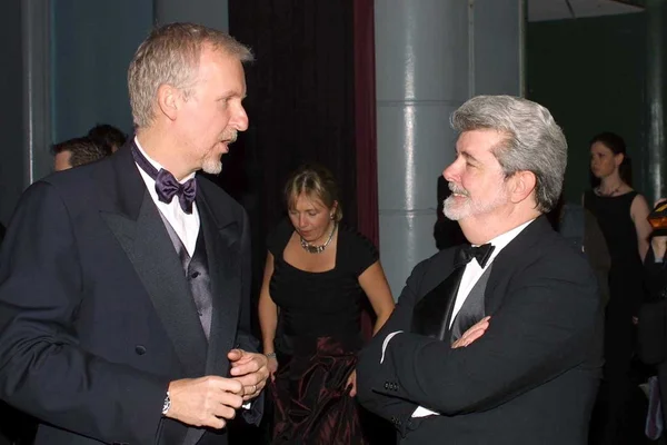 James Cameron e George Lucas — Foto Stock