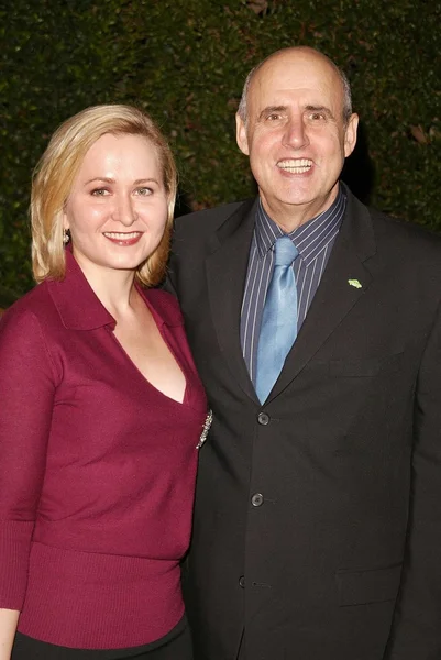 Jeffrey Tambor e sua esposa Kasia — Fotografia de Stock