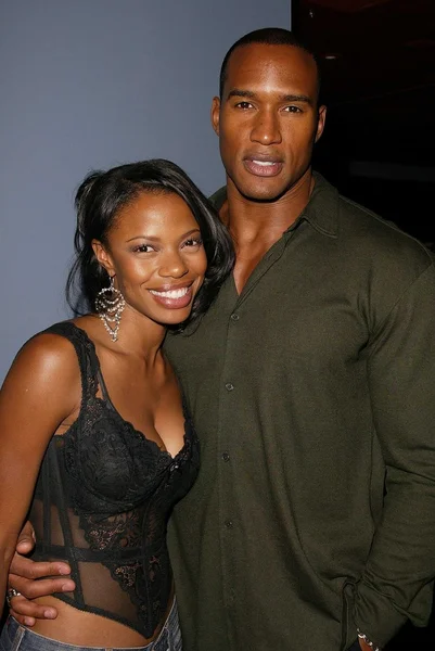 Jill Jones and Henry Simmons — Stock Photo, Image