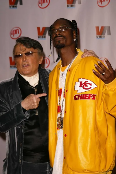 Robert evans och snoop dogg — Stockfoto