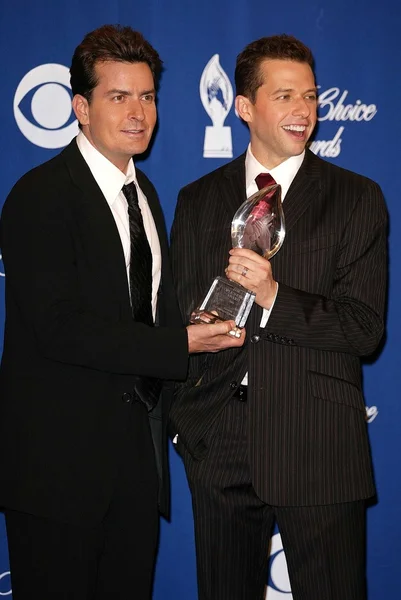 Charlie Sheen e Jon Cryer — Fotografia de Stock