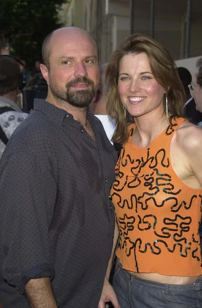 Enrico colantoni i lucy lawless — Zdjęcie stockowe