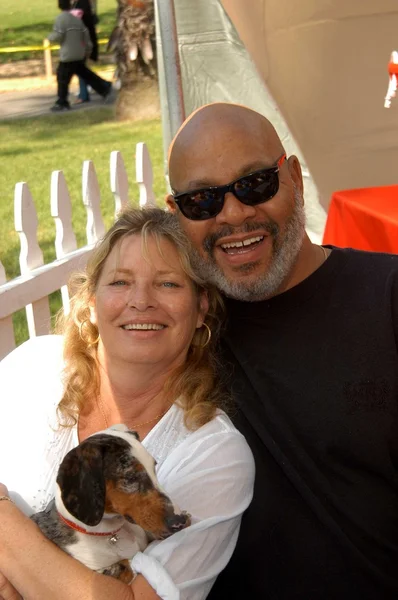 Julie Shugerman and James Avery Stock Image