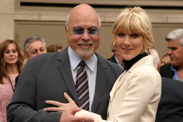 Celine Dion and Rene Angelil — Stock Photo, Image