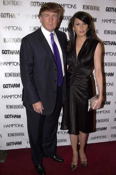 Donald Trump and Melania Knauss — Stock Photo, Image