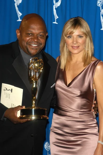 Charles Dutton and Kim Cattrall — Stock Photo, Image