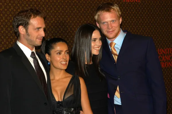 Josh lucas, salma hayek, jennifer connelly och paul bettany — Stockfoto