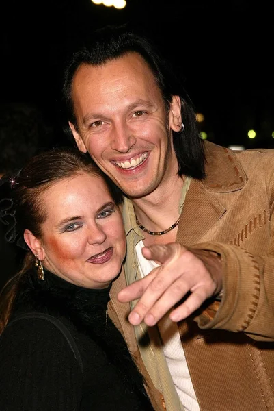 Steve Valentine dan istri Shari — Stok Foto