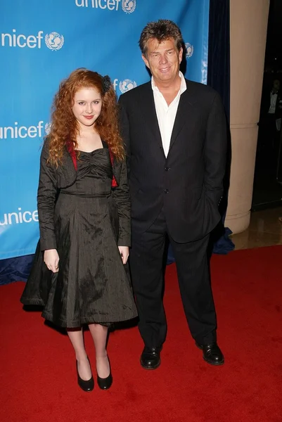 Renee olstead i david foster — Zdjęcie stockowe