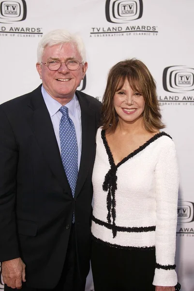 Phil Donahue and Marlo Thomas — Stock Photo, Image