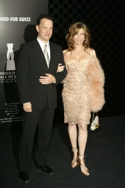 Tom hanks en rita wilson — Stockfoto