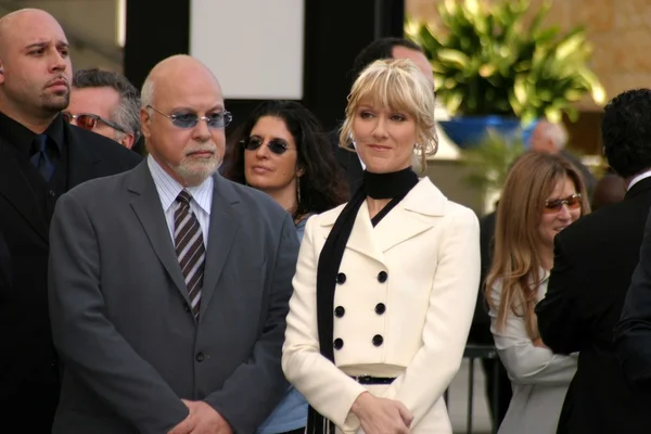 Celine Dion e René Angelil — Fotografia de Stock