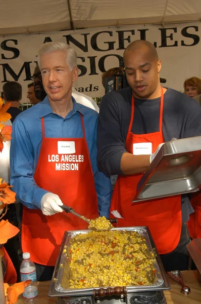 Gray Davis y Donald Faison — Foto de Stock