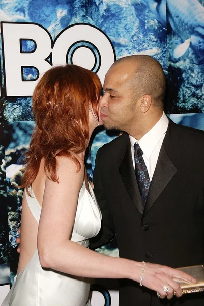 Cynthia Nixon and Jeffrey Wright — Stock Photo, Image