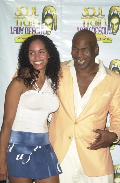 Mike tyson ve luz whitley — Stok fotoğraf