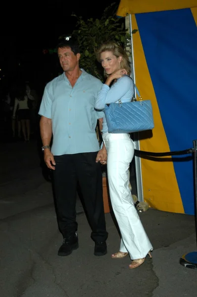 Sylvester Stallone et son épouse Jennifer Flavin — Photo
