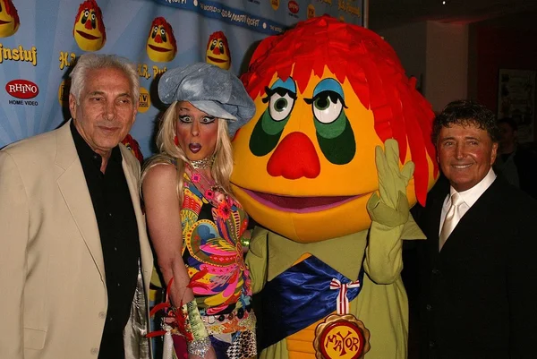 Marty krofft, alexis arquette i sid krofft — Zdjęcie stockowe