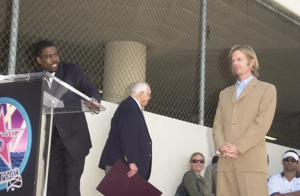 David Spade e Chris Rock — Fotografia de Stock