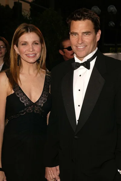 Ted McGinley e sua esposa Gigi — Fotografia de Stock