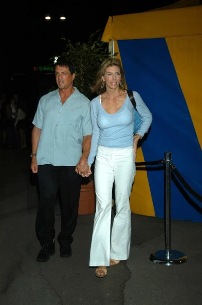Sylvester Stallone és felesége Jennifer Flavin — Stock Fotó