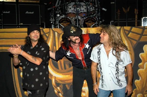 Motorhead philip lemmy kilmister i mikkey dee, campbell — Zdjęcie stockowe