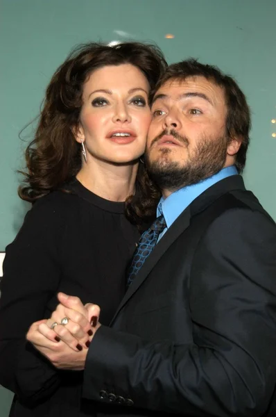 Jack Black y Laura Kightlinger — Foto de Stock