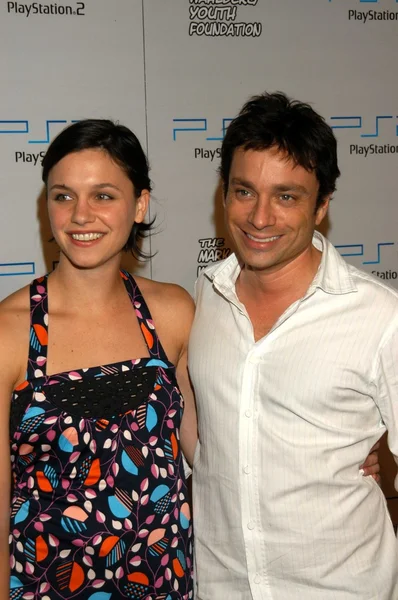 Chris Kattan e Jane Herman — Foto Stock