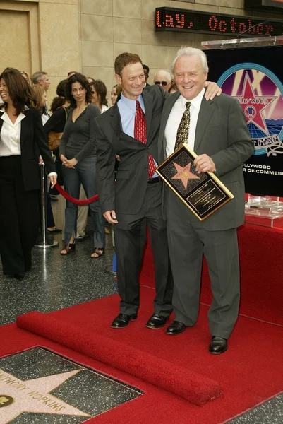 Gary Sinise y Anthony Hopkins —  Fotos de Stock