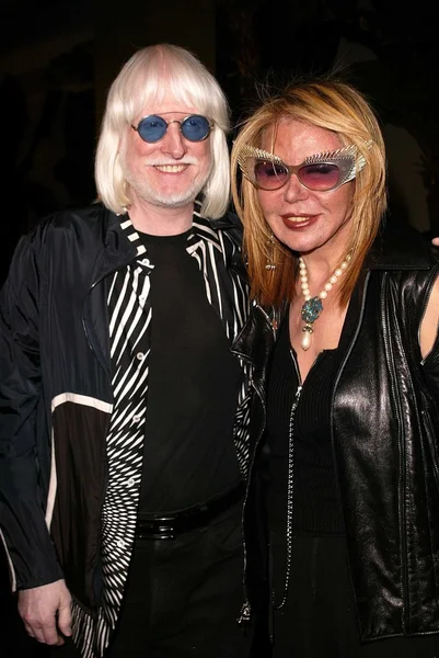 Edgar winter en vrouw monique — Stockfoto